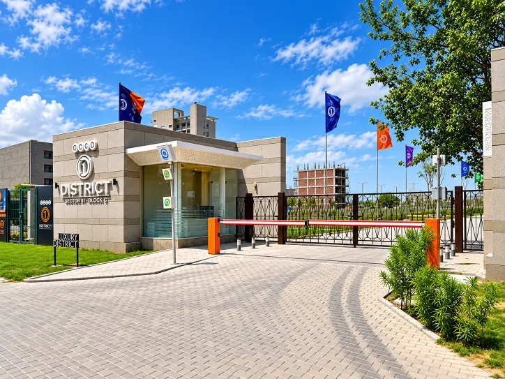 BPTP District main entry boulevard