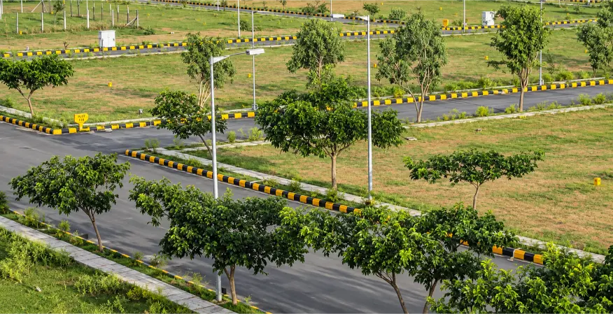 BPTP Parklands internal wide roads